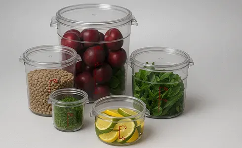 Clear Food Storage Containers