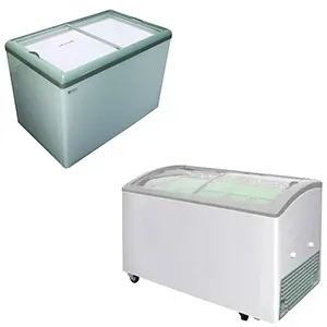 Glass Top Display Freezers