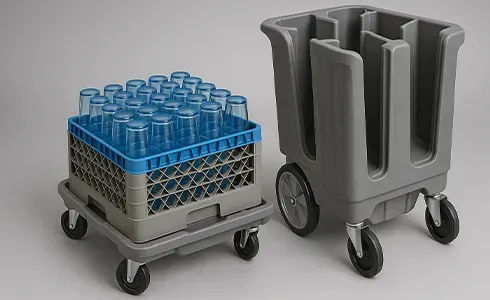Dish Carts and Glass Rack Dollies