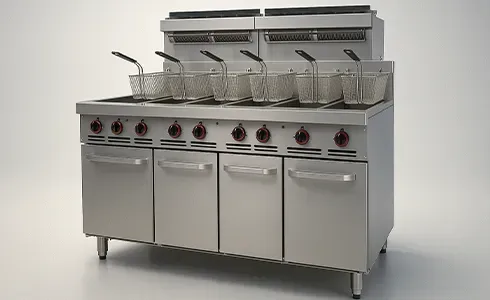 Gas Multiple-Battery Fryers