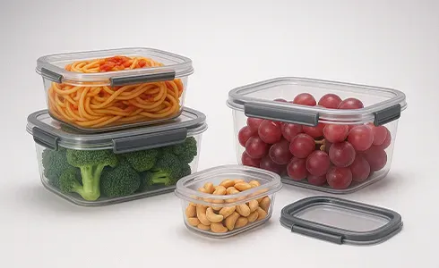 Food Storage Containers and Lids
