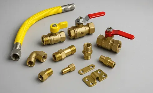 Gas Connectors, Components, and Valves