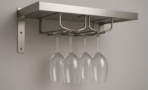 Hanging Bar Glass Racks