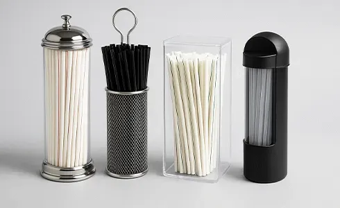 Straw Dispensers and Holders
