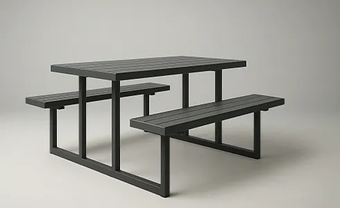 Outdoor Picnic Tables and Park Furniture