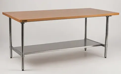 Wood Top Work Tables