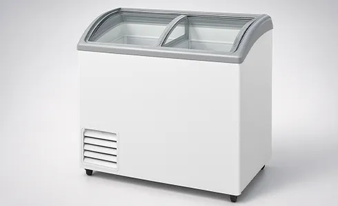 Glass Top Display Freezers