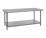 Work Tables with Undershelf