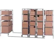 Metro qwikTRAK Floor Track Shelving System
